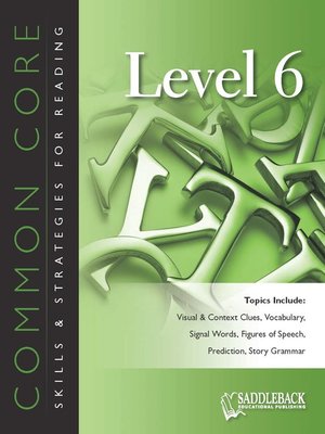 cover image of Common Core Skills & Strategies for Reading Level 6